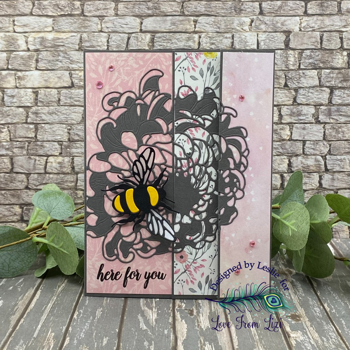 HERE FOR YOU FAUX TRIPLE FOLD