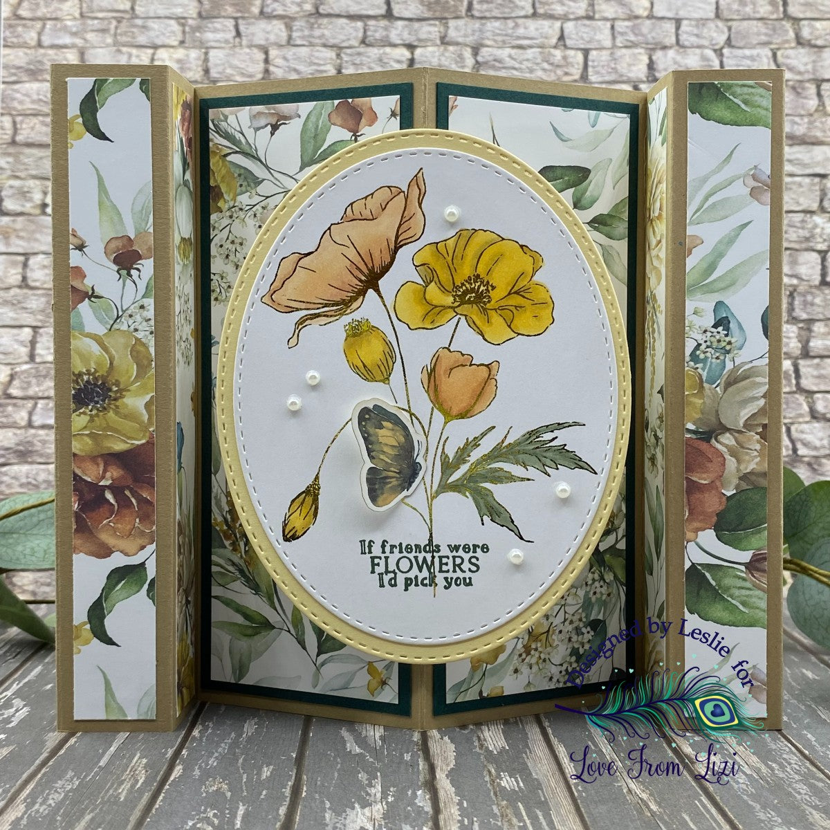 DIAMOND COLUMN FRIENDSHIP CARD