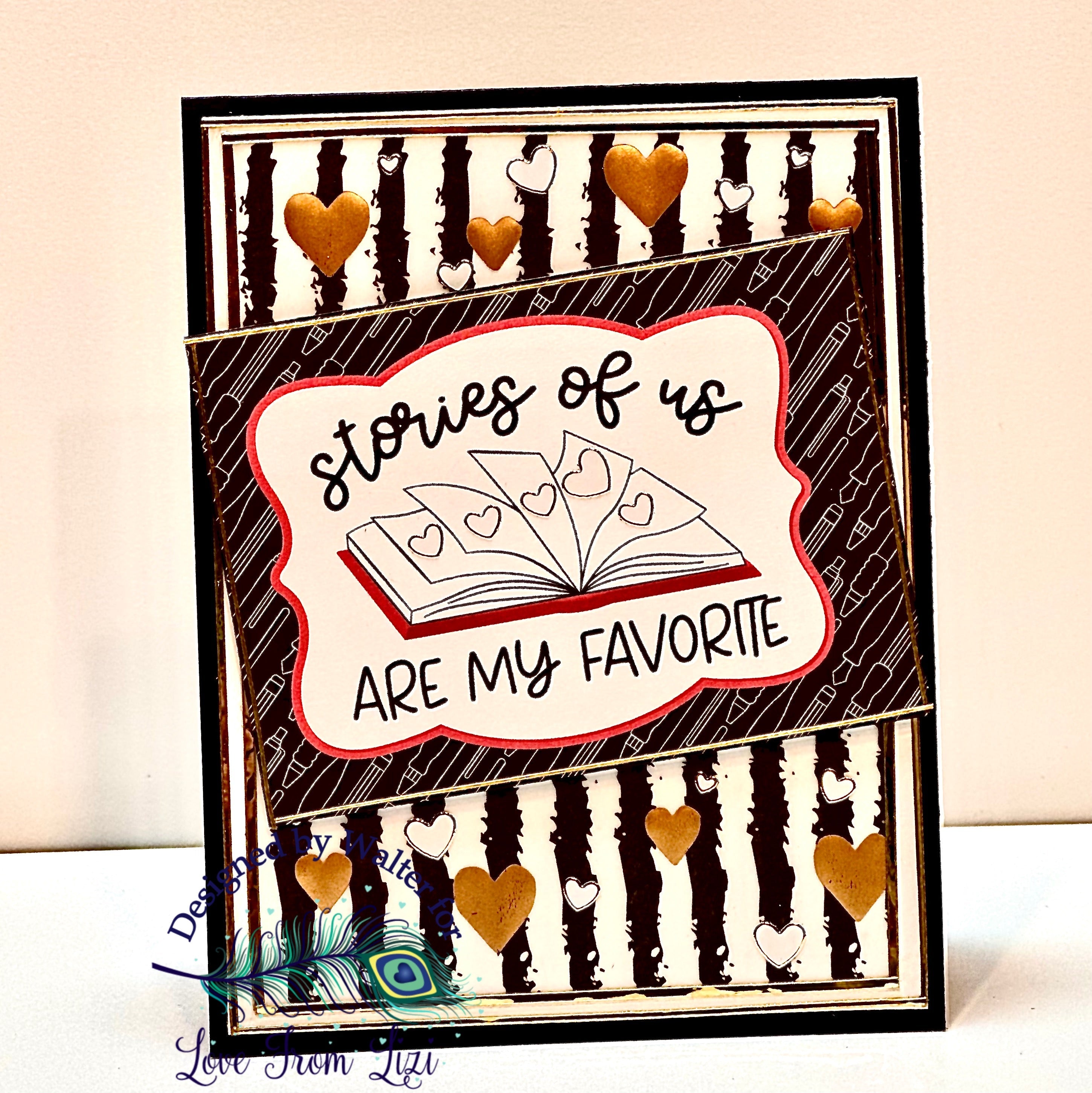 4 Cards | 1 Kit - April Love Notes Kit with Walter