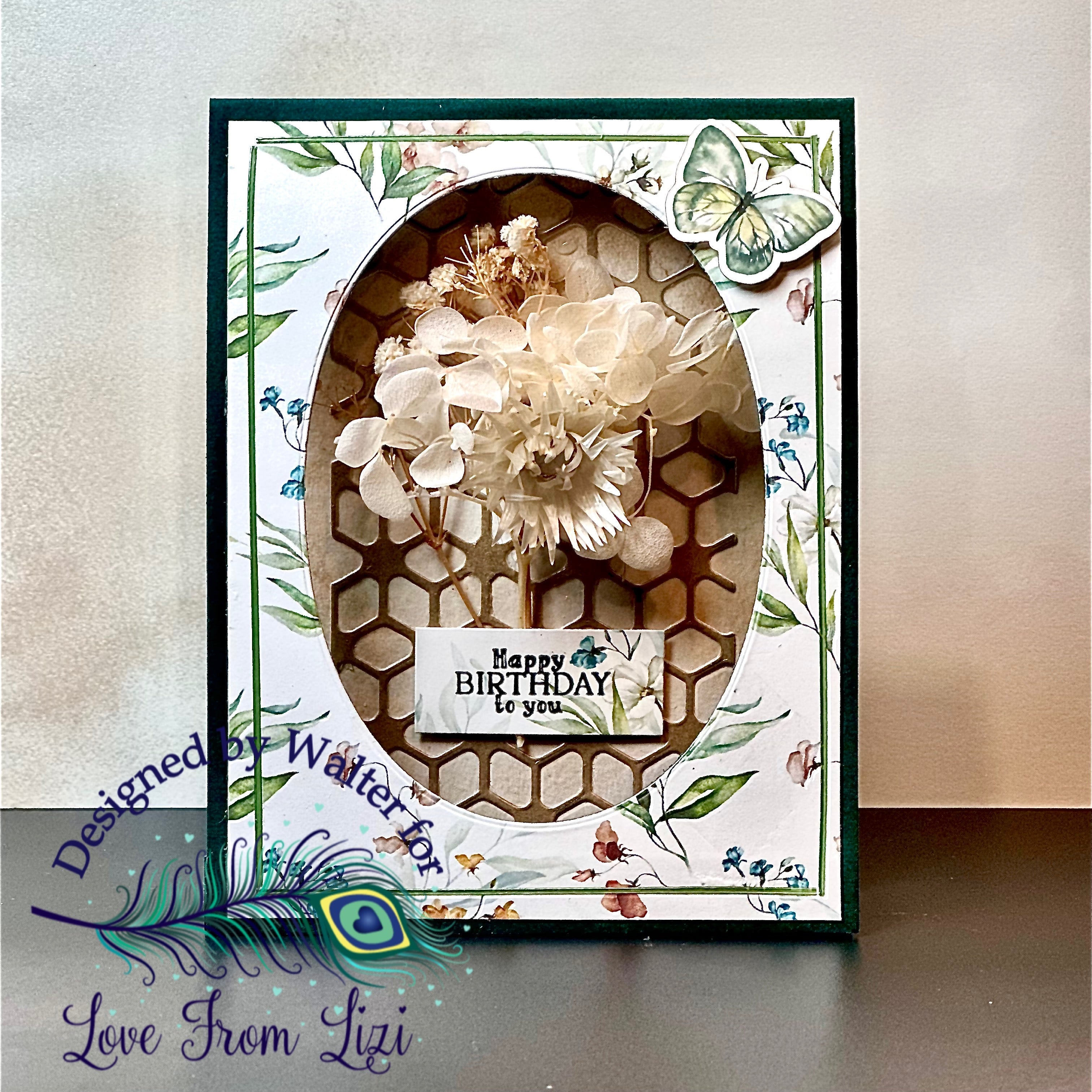 5 Cards | 1 Kit | September 2025 Garden Grace Kit with Walter | Love from Lizi