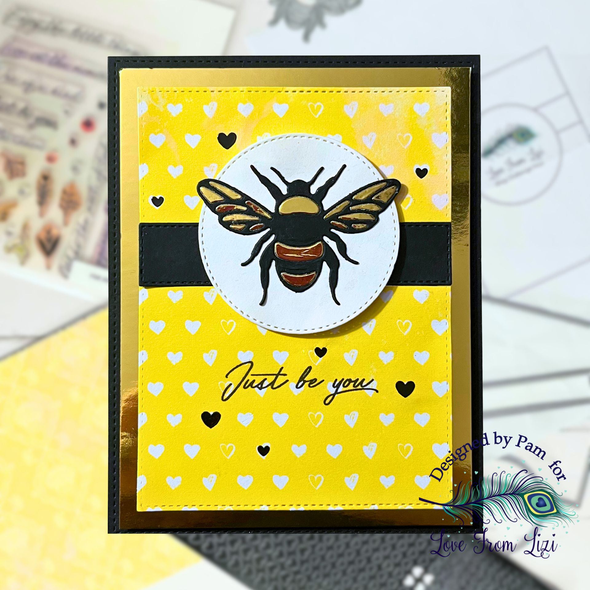 Just Bee You – Cheerful Bee Card