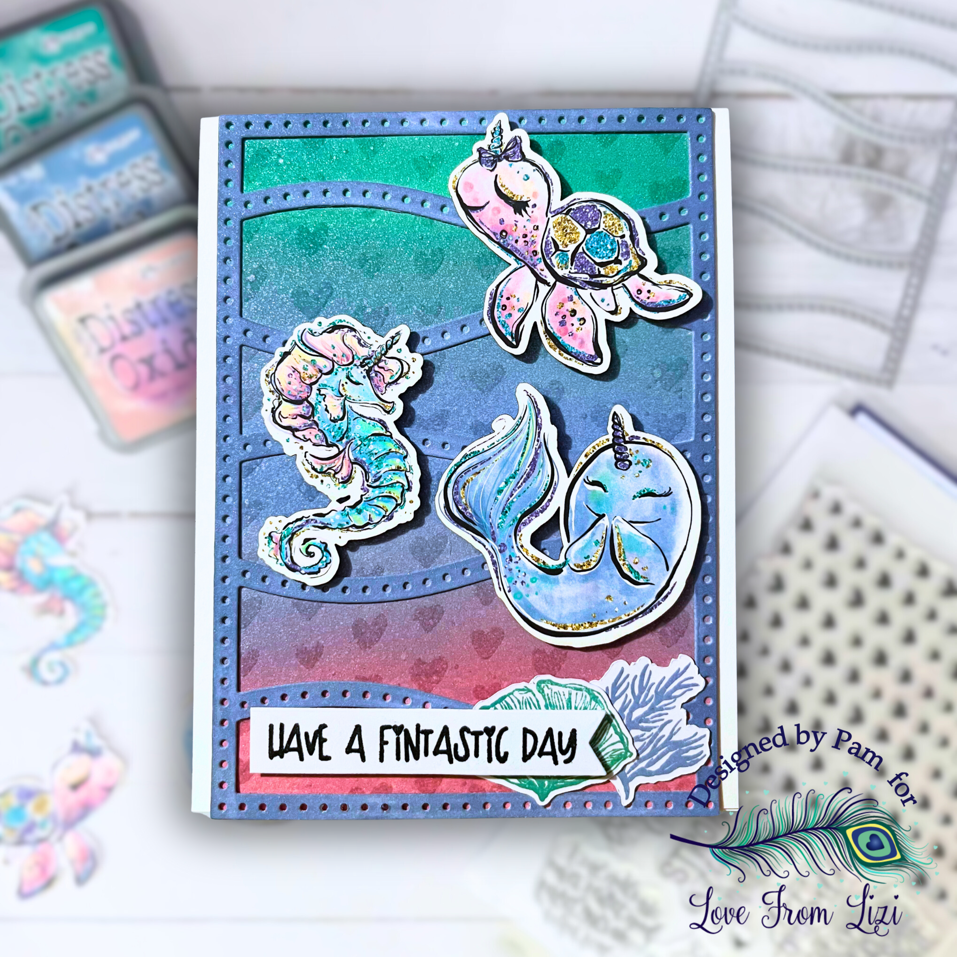 Dive into Sparkle with This Fintastic Underwater Card
