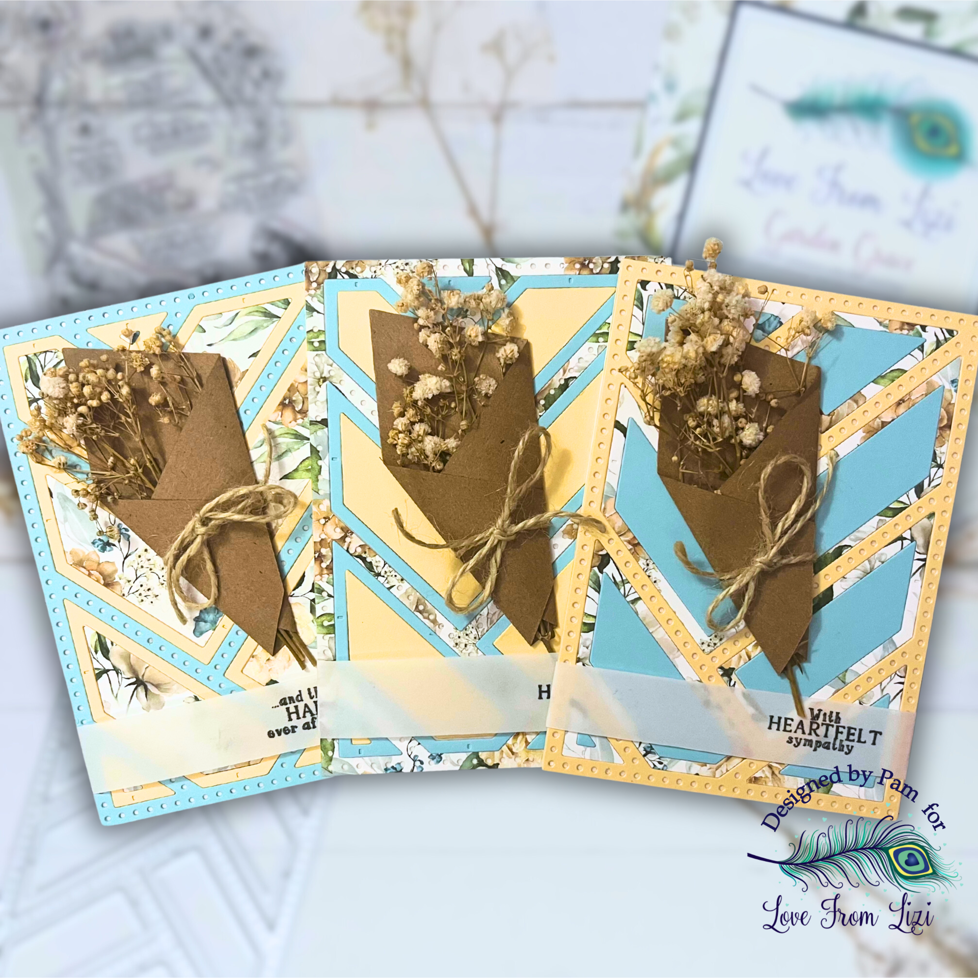 1 Die, 3 Cards – Elegant Florals from the September 2025 Super Card Kit Garden Grace