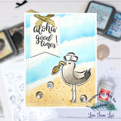 Aloha, Good Times! | A Beachy Seagull Card Featuring the “To The Beach” Kit