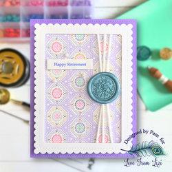 Cozy Quilt-Inspired Retirement Cards