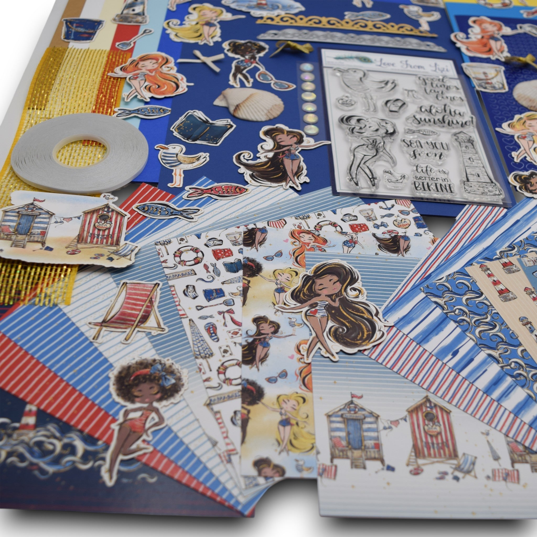 LFL August 24 Card Kit - To The Beach