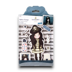Santoro Rubber Stamps set - Piracy (Large)