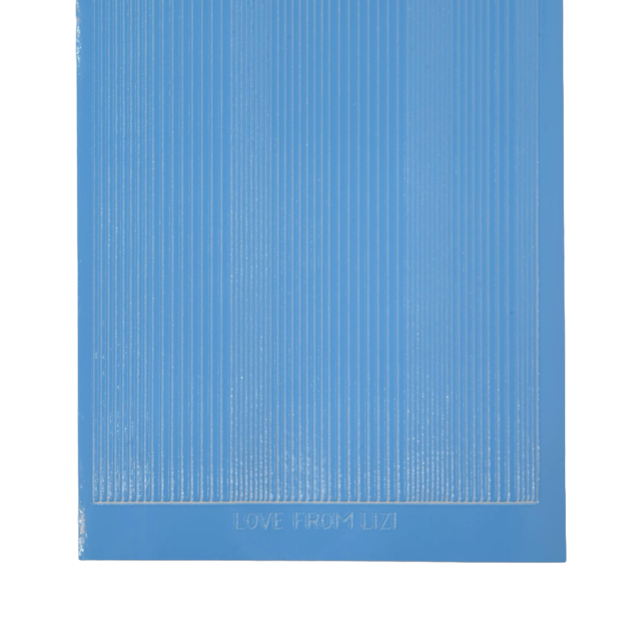 Pin Stripe Baby Blue Peel-Off Stickers