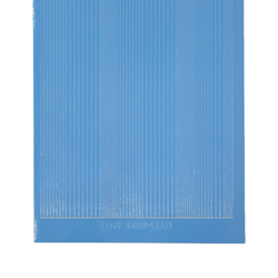 Pin Stripe Baby Blue Peel-Off Stickers