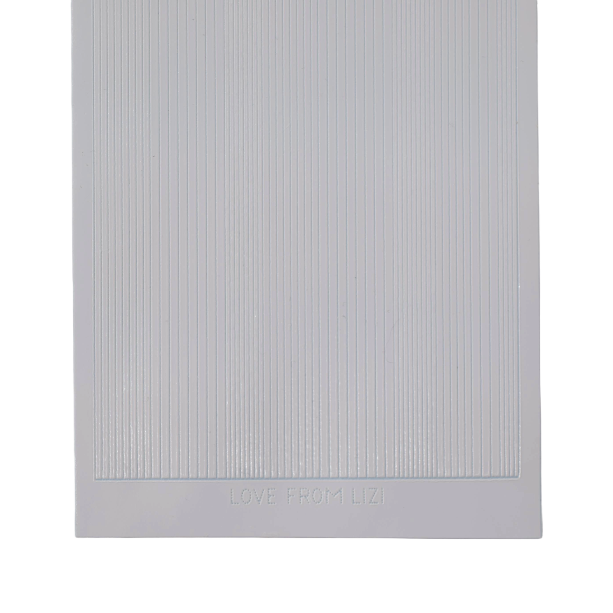 Pin Stripe White Peel-Off Stickers