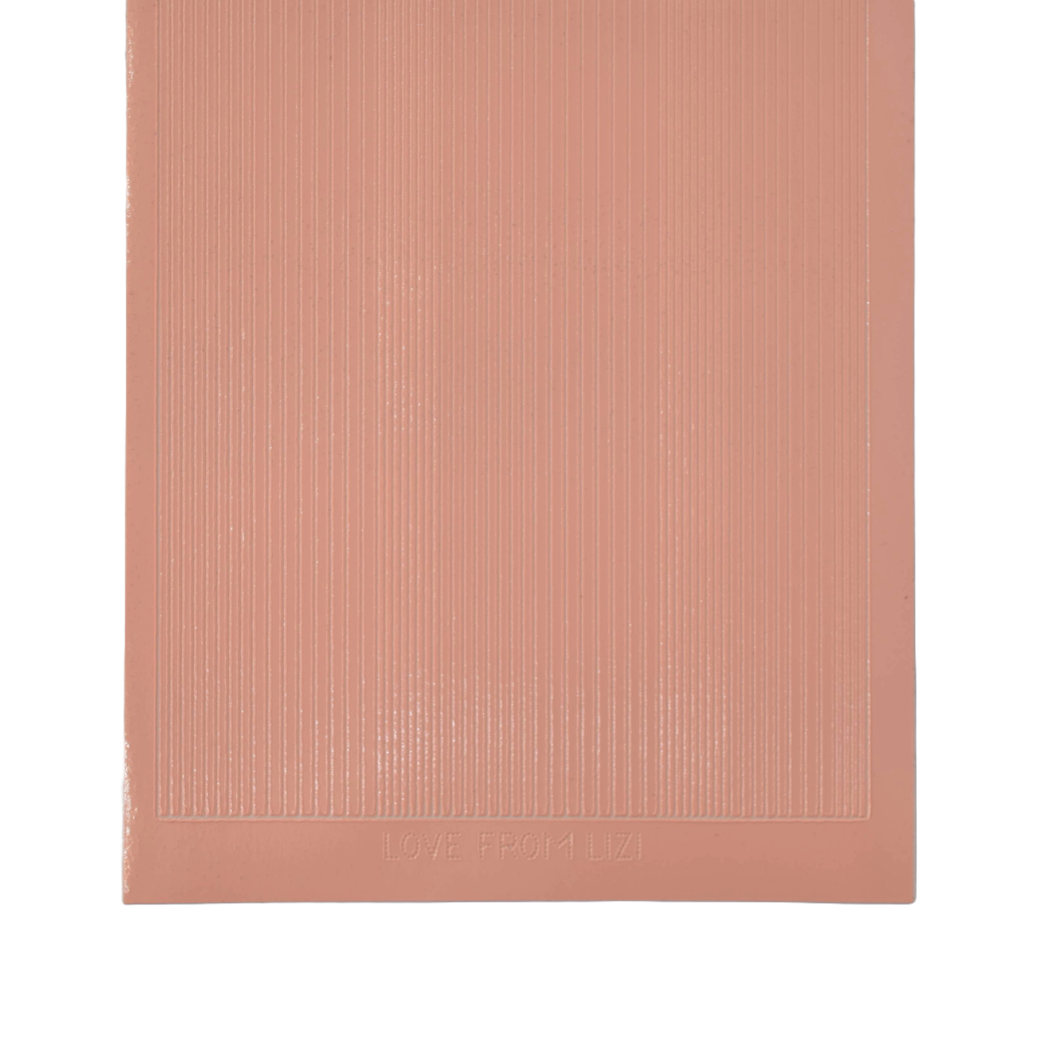 Pin Stripe Apricot Peel-Off Stickers