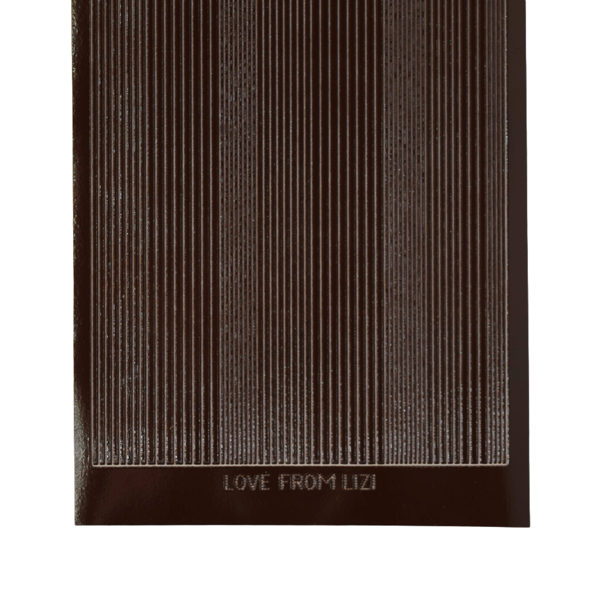 Pin Stripe Brown Peel-Off Stickers