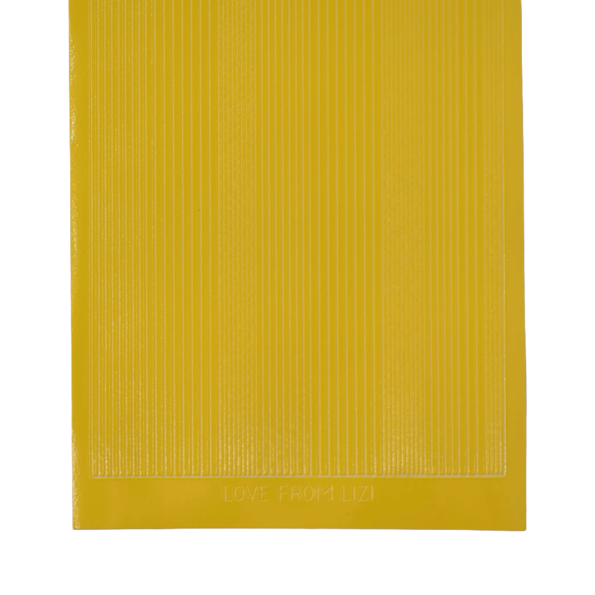 Pin Stripe Yellow Peel-Off Stickers