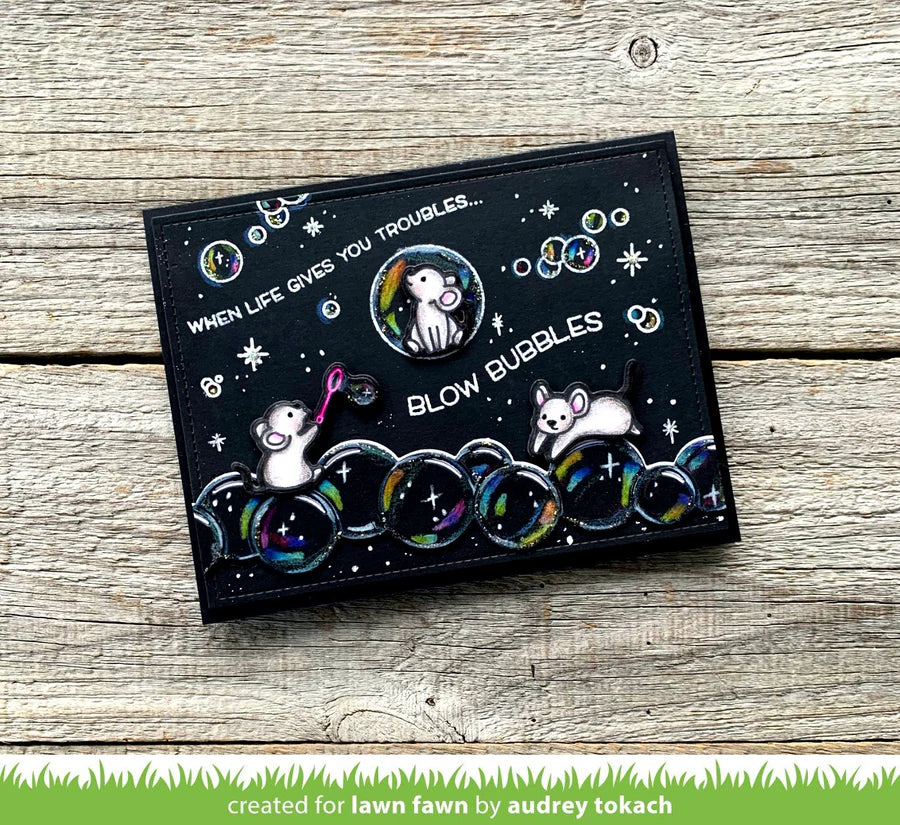 Bubbles Of Joy Stamps by Lawn Fawn