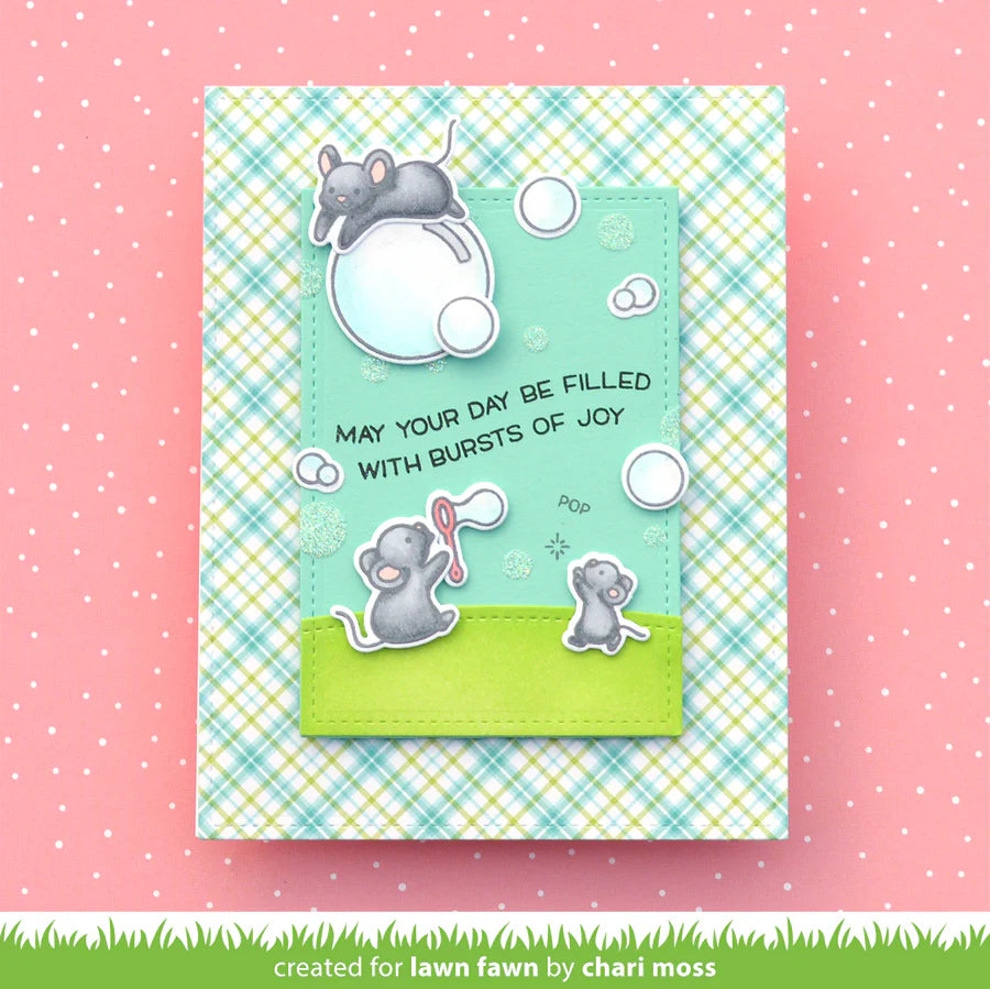 Bubbles Of Joy Stamps by Lawn Fawn