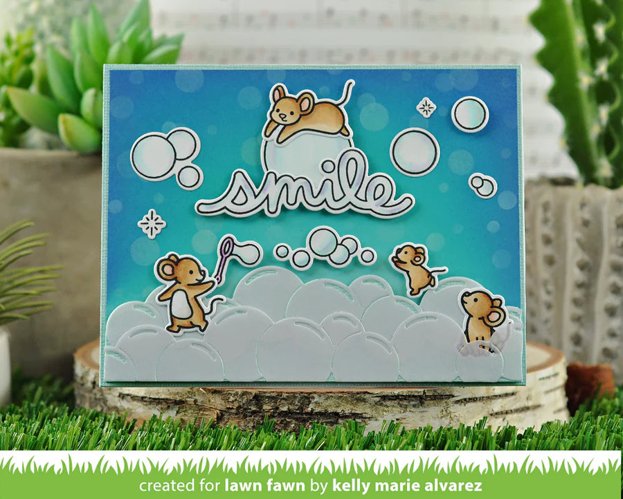 Bubbles Of Joy Stamps by Lawn Fawn