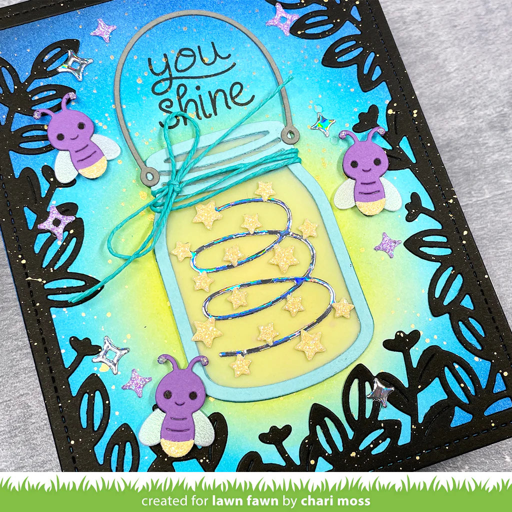 Build a drink mason jar add-on: Lantern Dies by Lawn Fawn