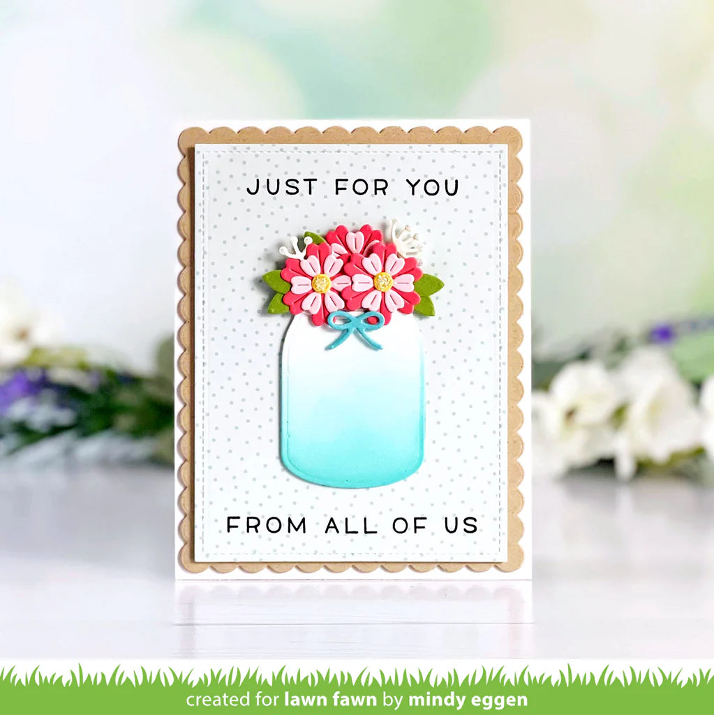 Build a drink mason jar add-on Dies by Lawn Fawn