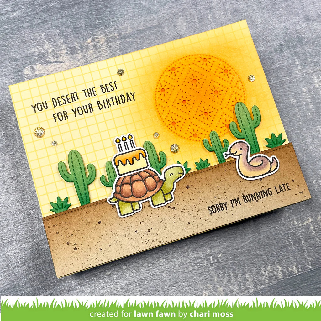 Critters in the desert Stamps by Lawn Fawn