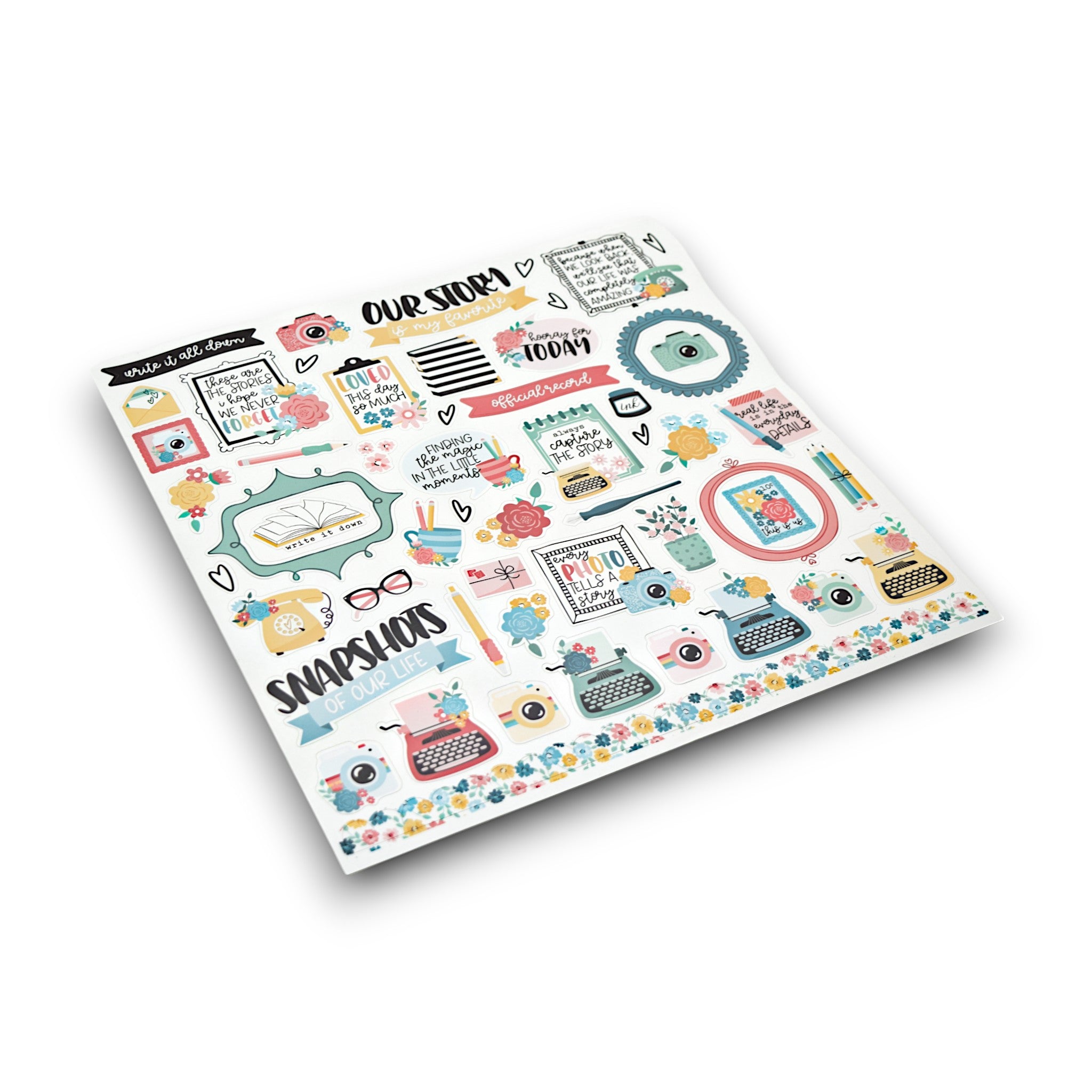 Love Notes - 12x12 Sticker Sheet