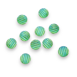 Green Stripe - Specialty 3d Gems (Aurora Borealis)