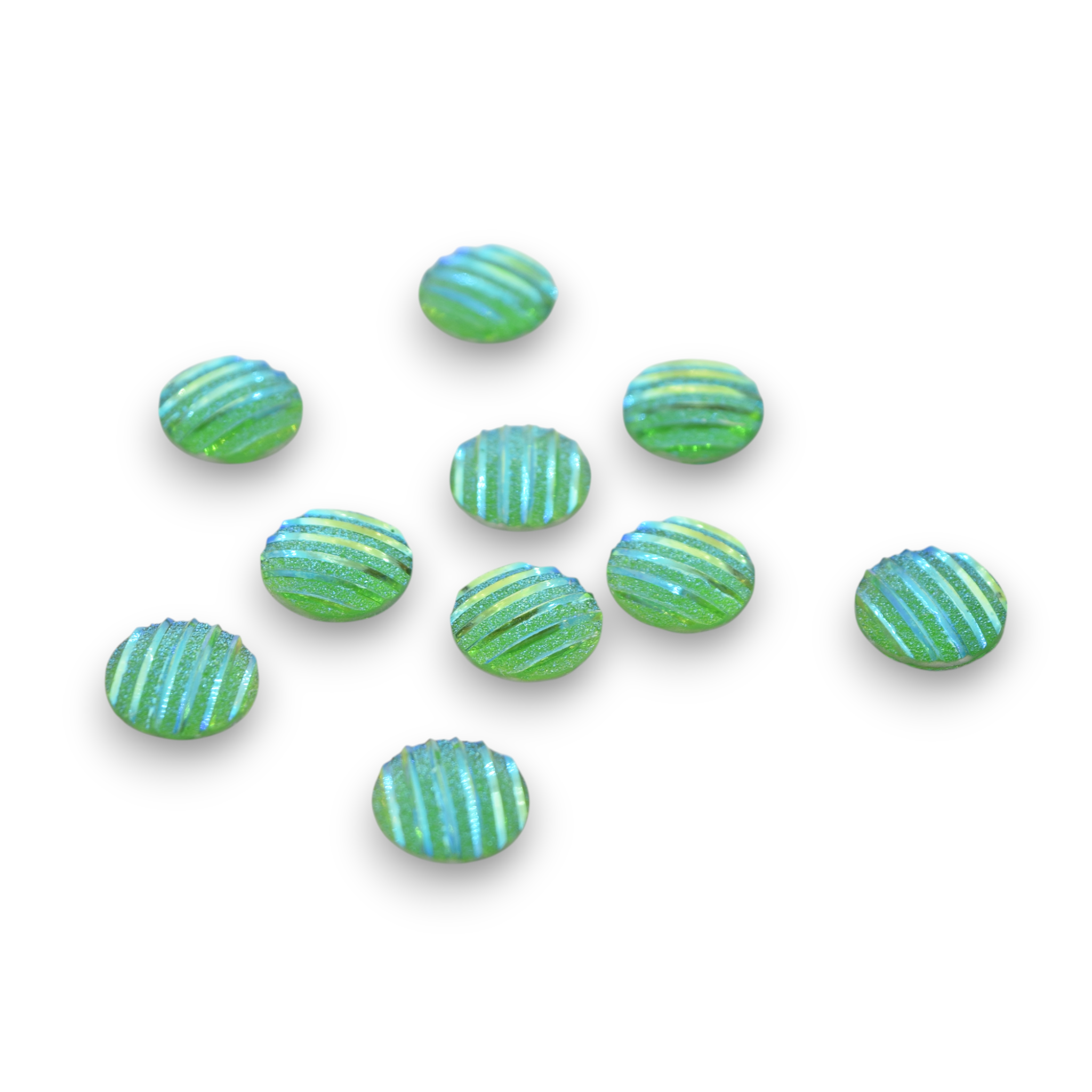 Green Stripe - Specialty 3d Gems (Aurora Borealis)