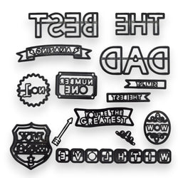 Best Dad - Steel Cutting Die Set
