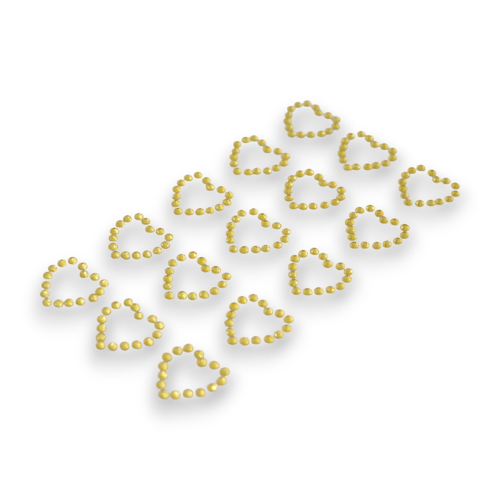 Gold Open Heart Gems - 2cm