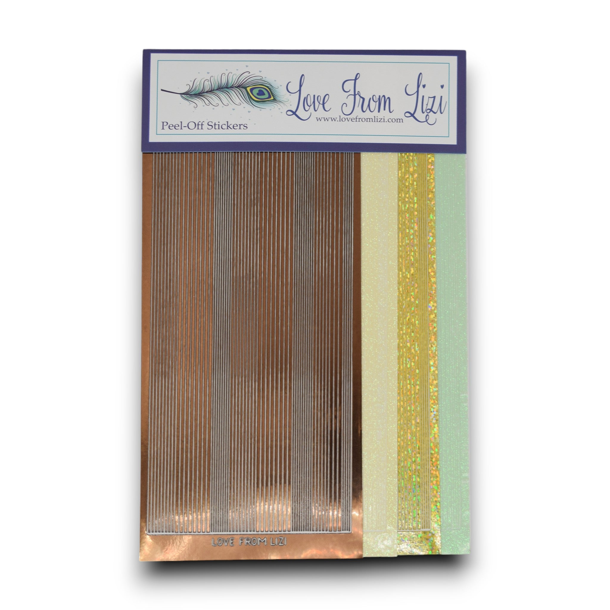 Sending Sunshine - Pin Stripe Peel-Off 4 Pack