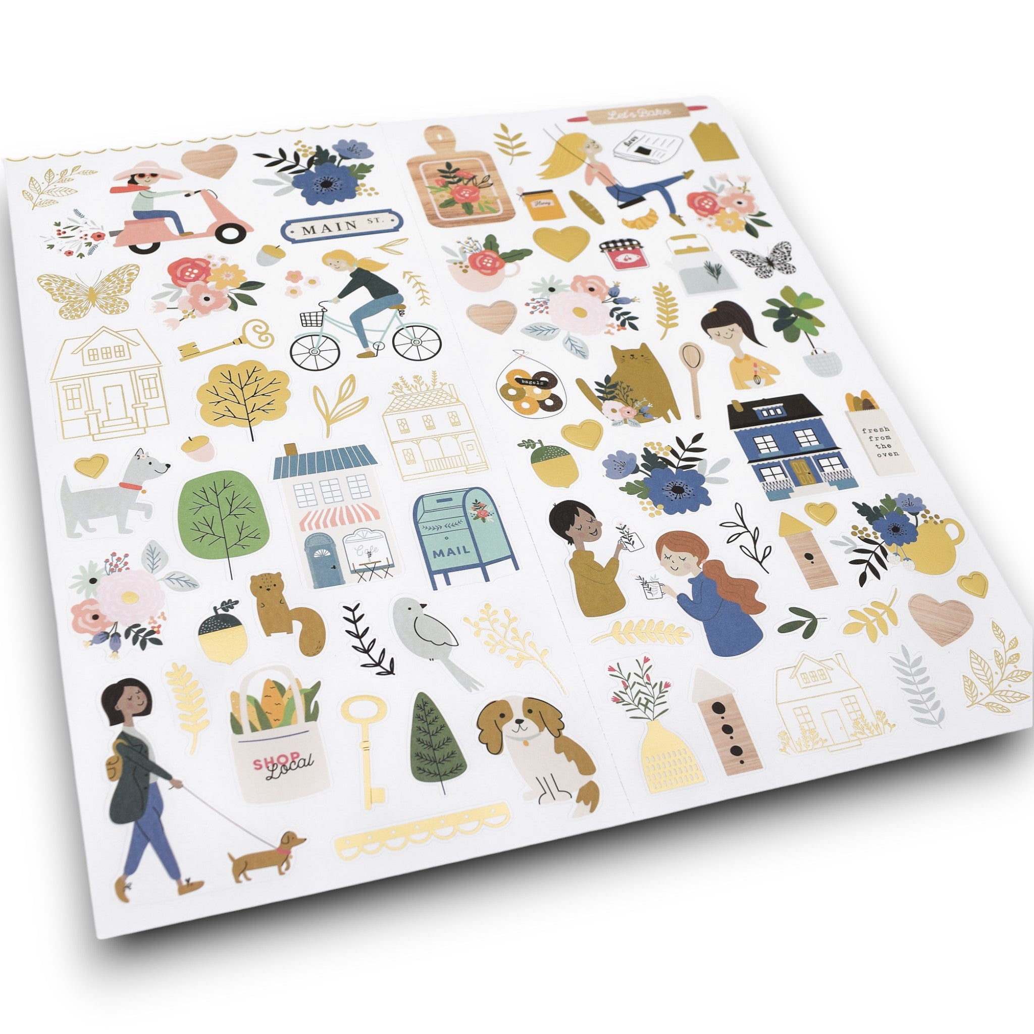 Fall Friends - 12x12 Sticker Sheet