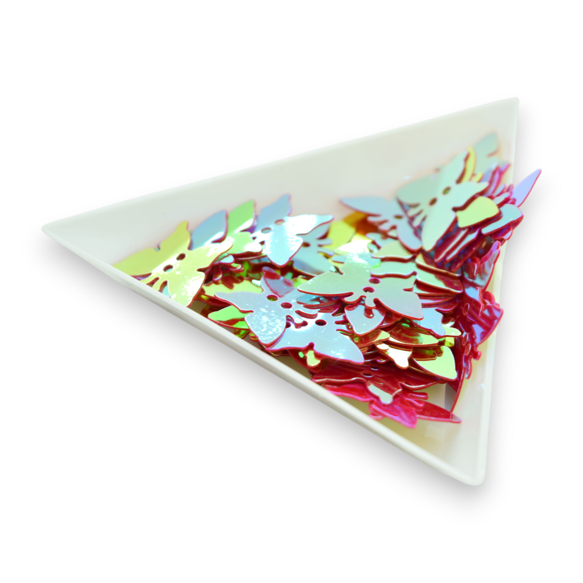 Iridescent Butterfly - Red / Multi