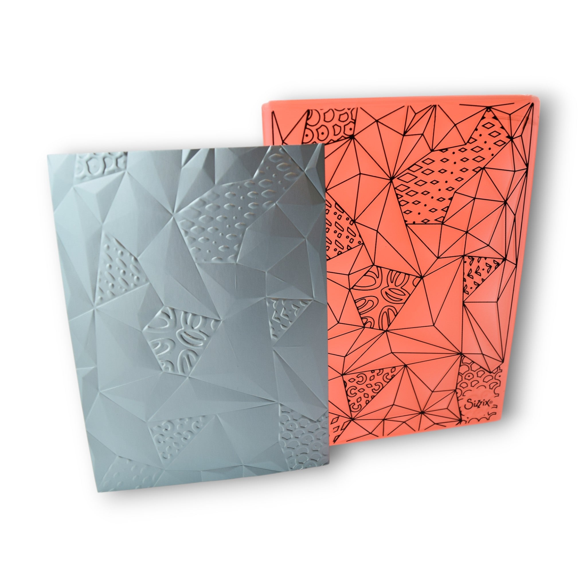 Jumbled Triangles - Embossing Folder