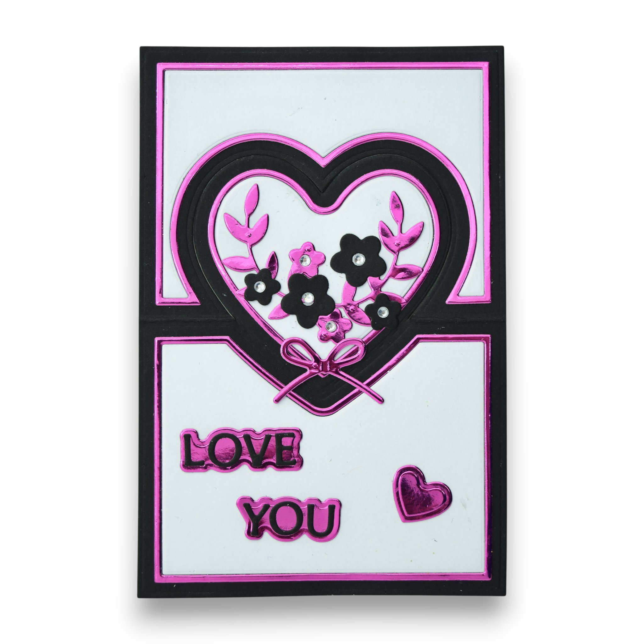 Mini Fun Fold Heart Cards - Steel Cutting Die