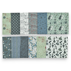 Full Of Woe (Wednesday Addams) - 6x6 Patterned Paper Pack