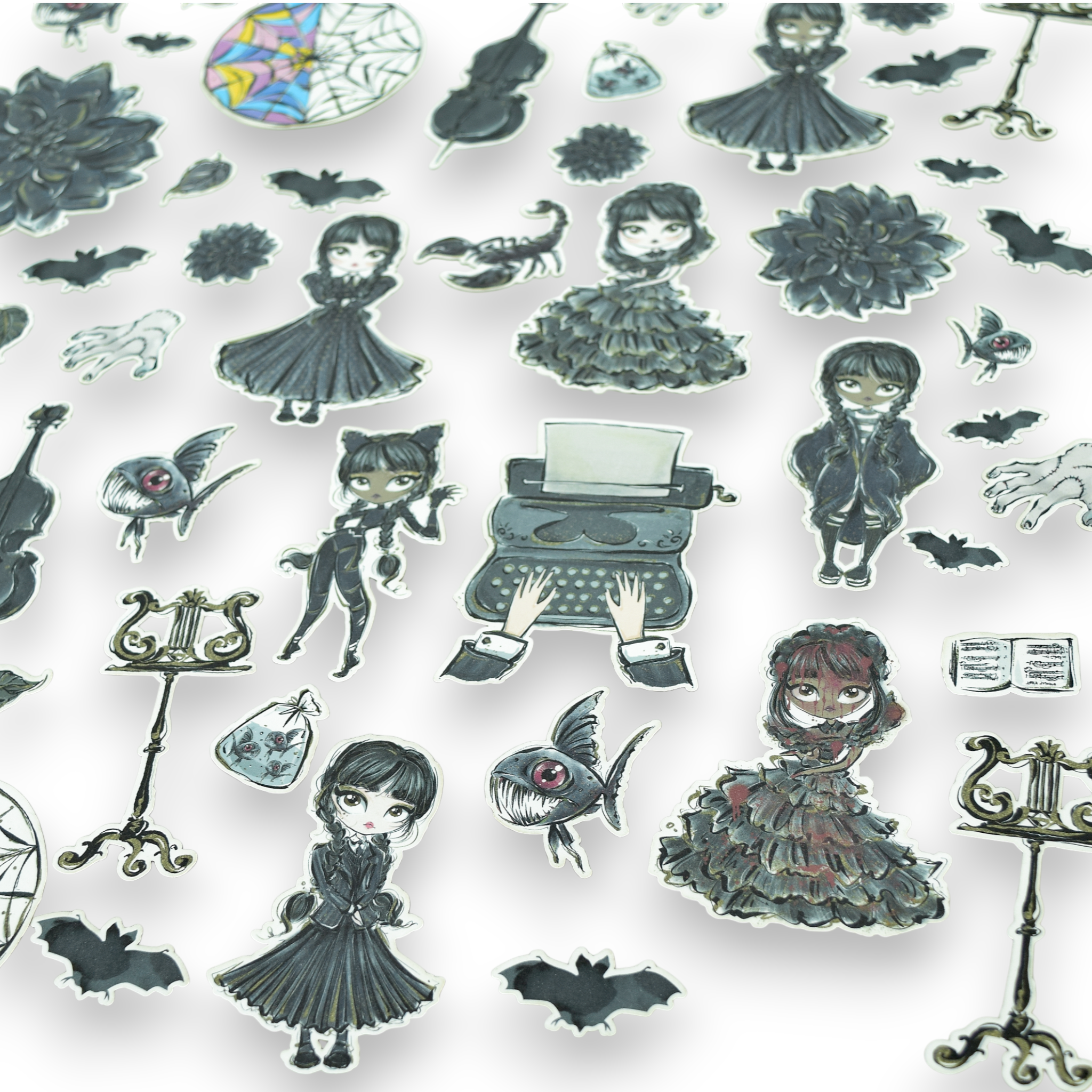 Full Of Woe (Wednesday Addams) - Ephemera Pack