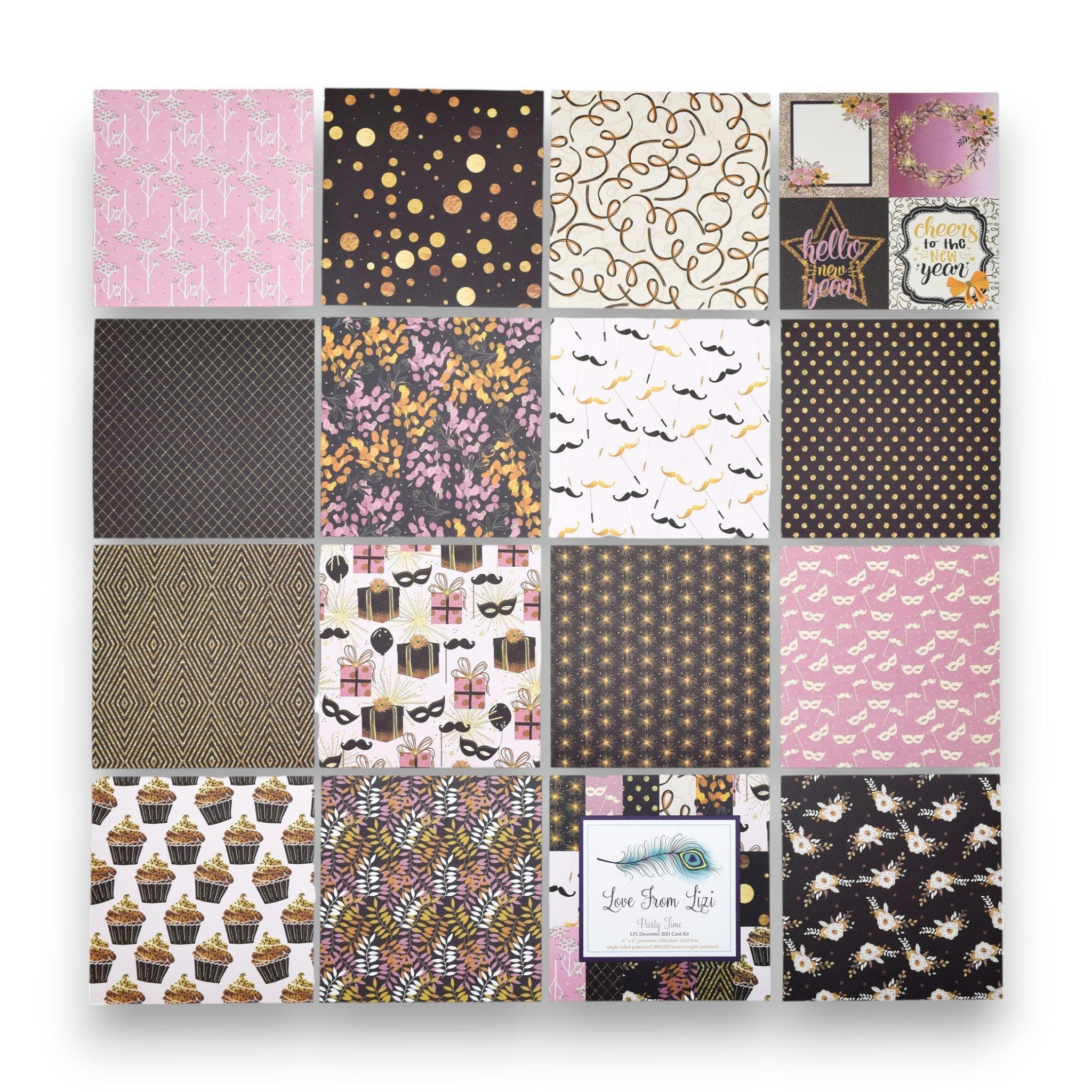 Party Time 6x6  Patterned Paper Pack