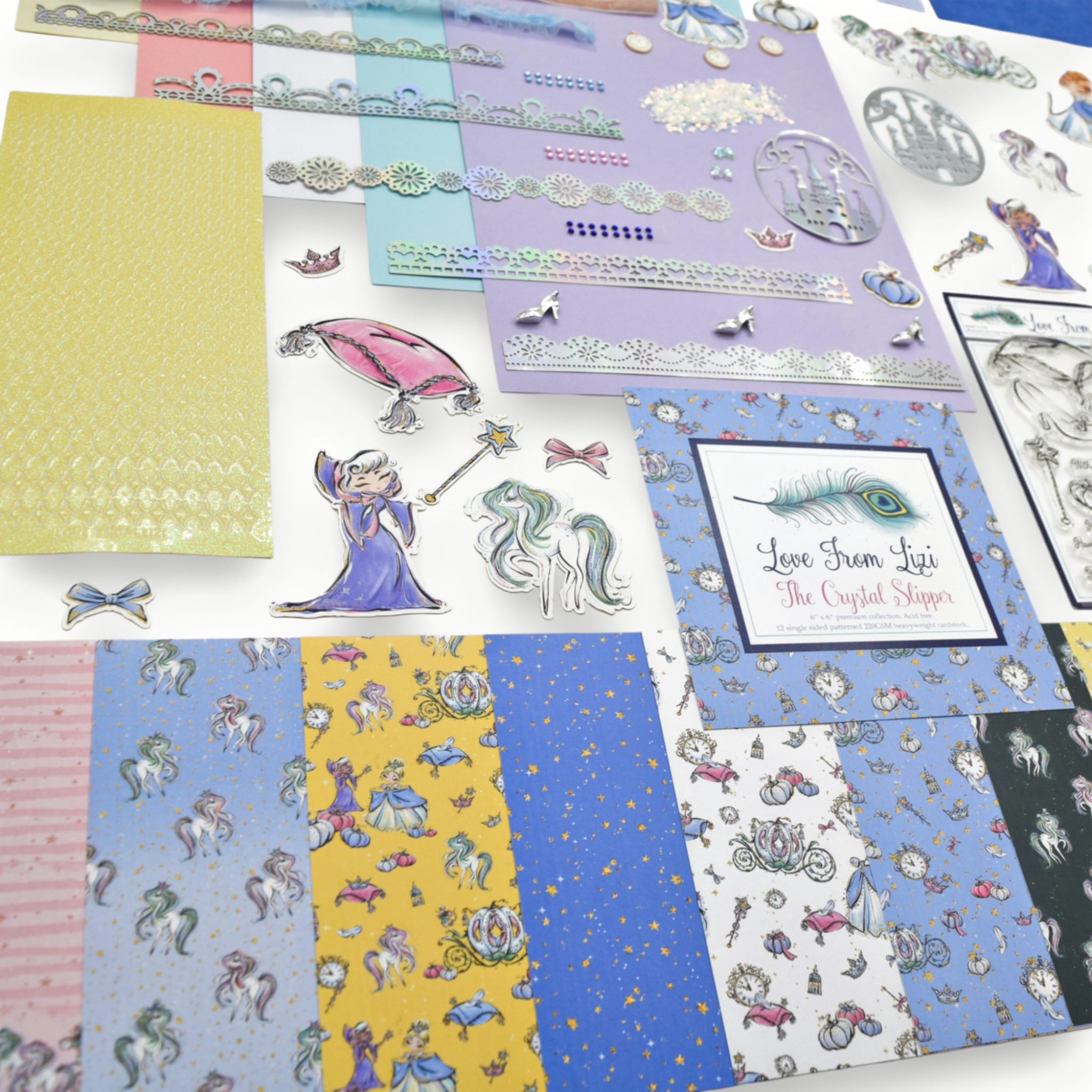 LFL June 25 Card Kit - The Crystal Slipper