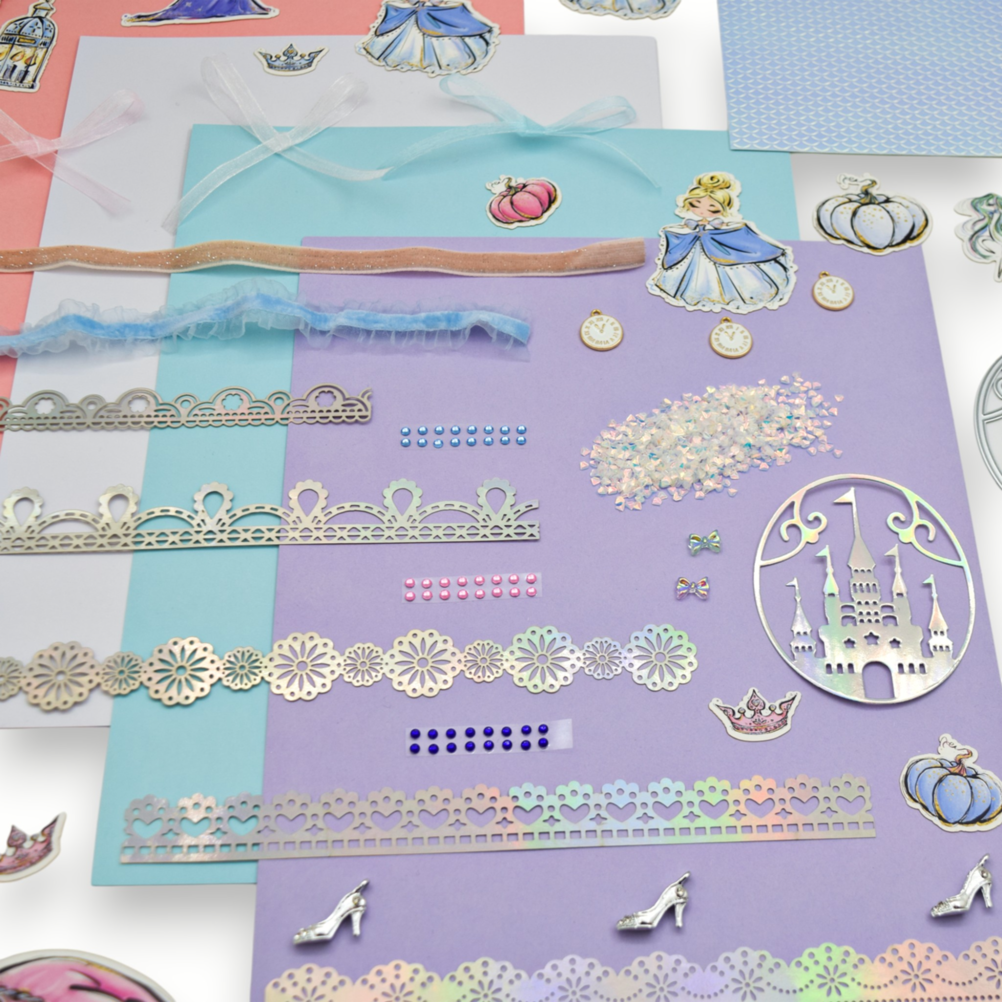 LFL June 25 Card Kit - The Crystal Slipper