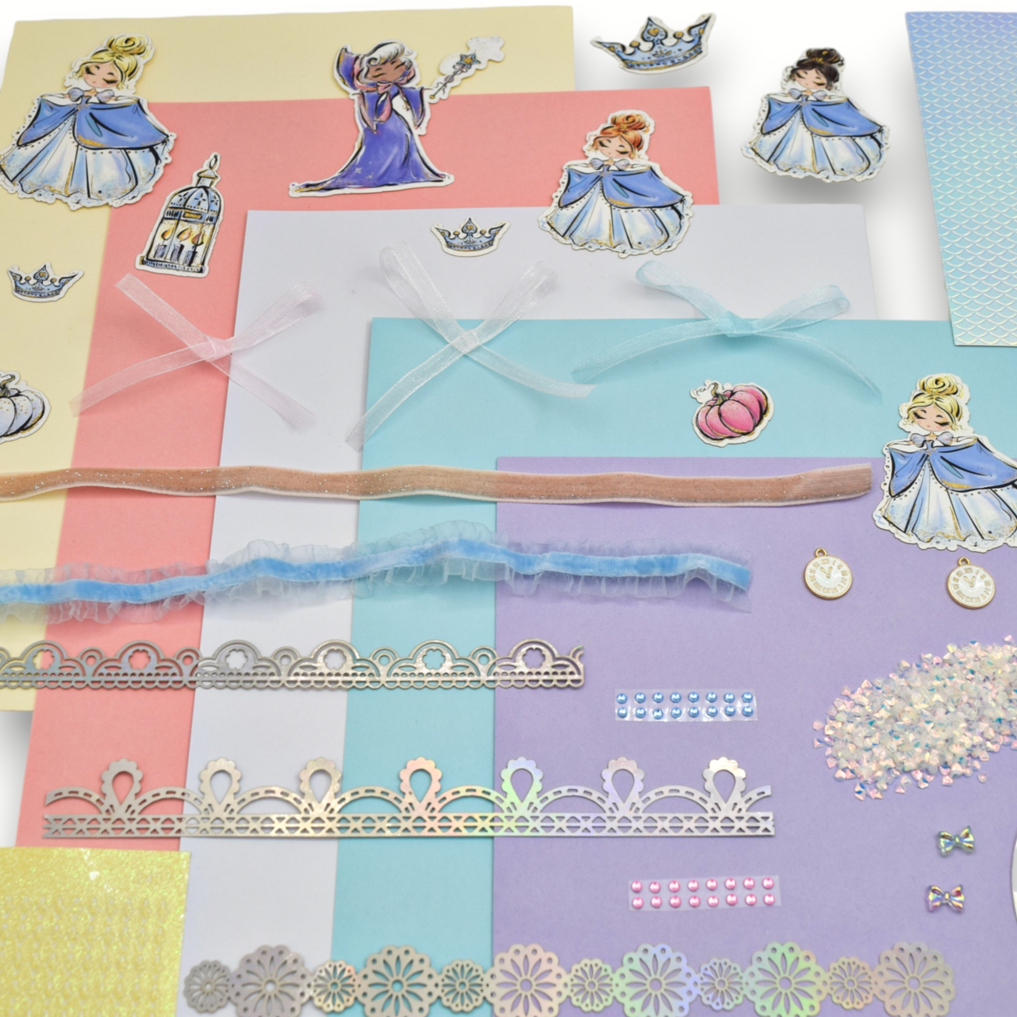 LFL June 25 Card Kit - The Crystal Slipper