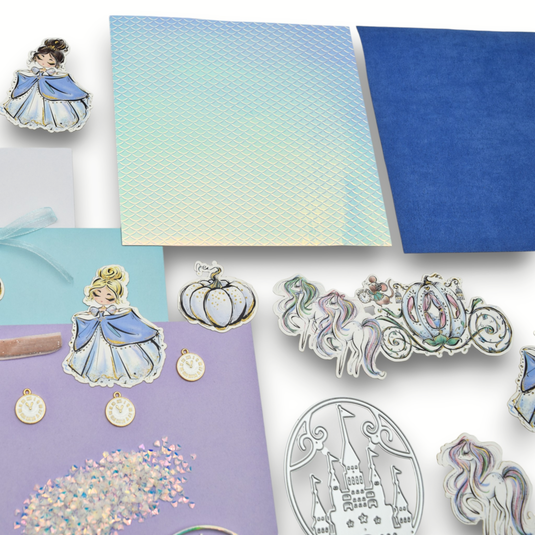 LFL June 25 Card Kit - The Crystal Slipper