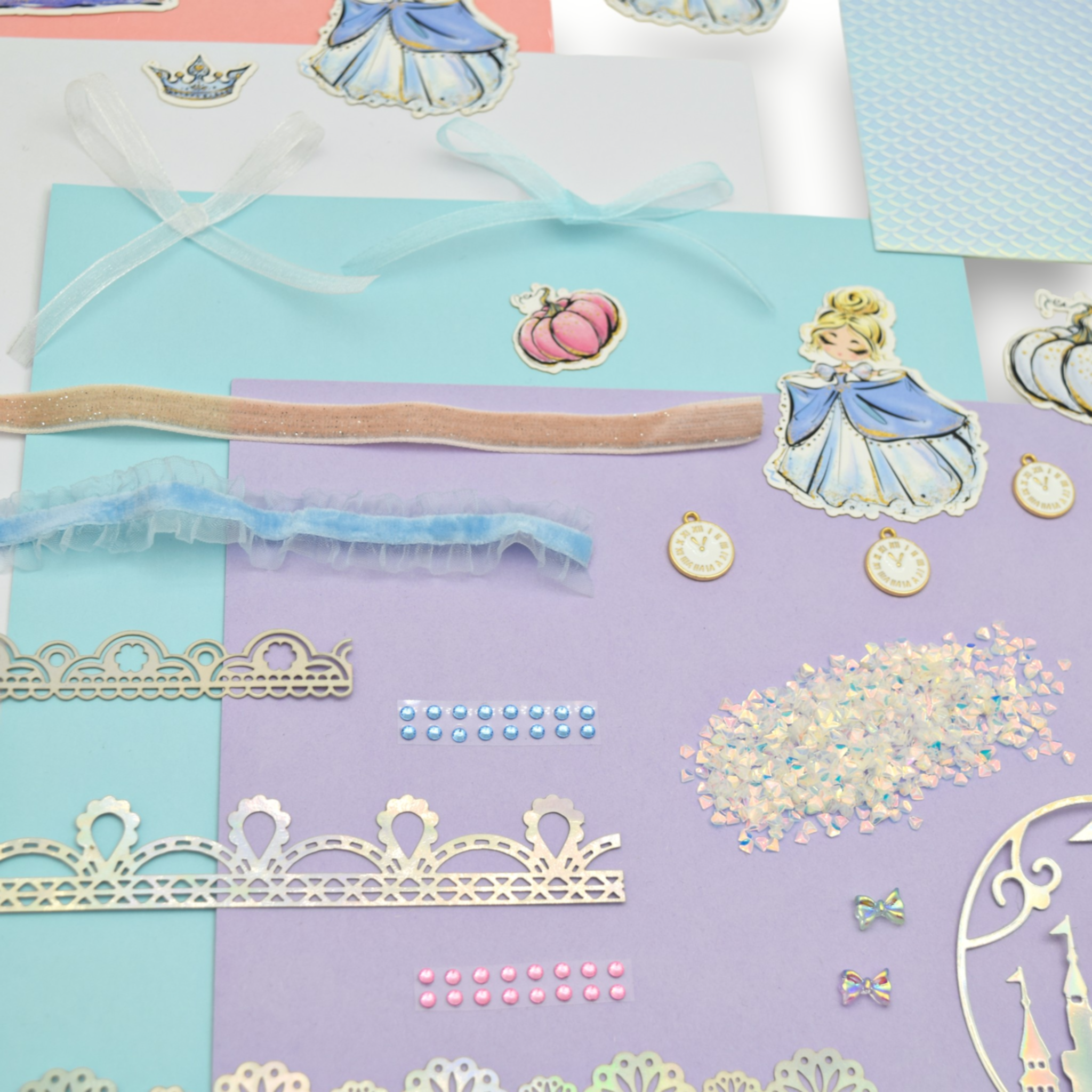 LFL June 25 Card Kit - The Crystal Slipper