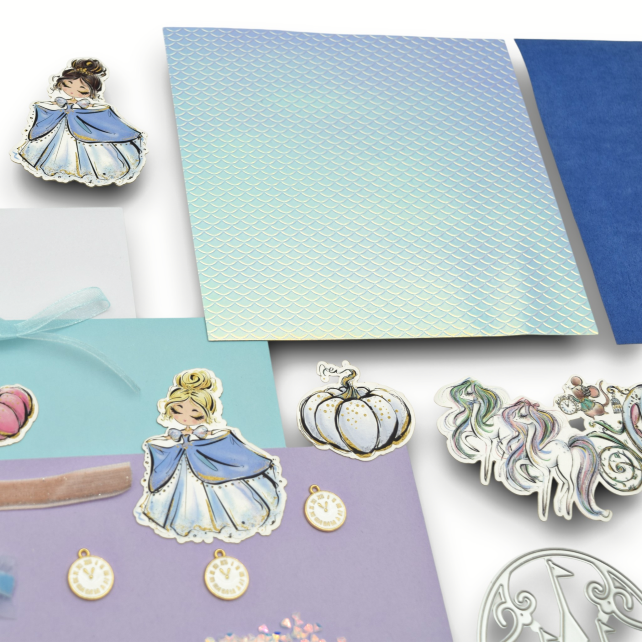LFL June 25 Card Kit - The Crystal Slipper