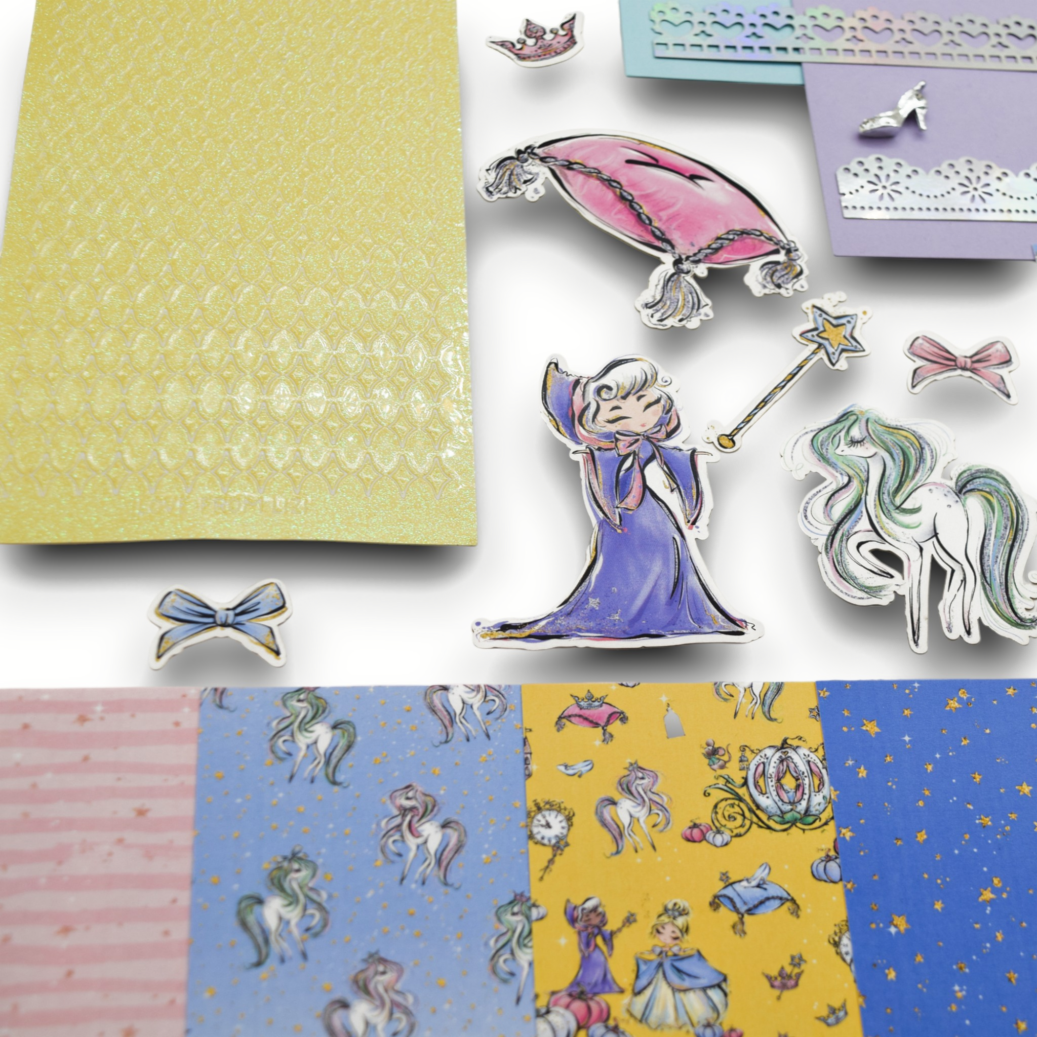 LFL June 25 Card Kit - The Crystal Slipper