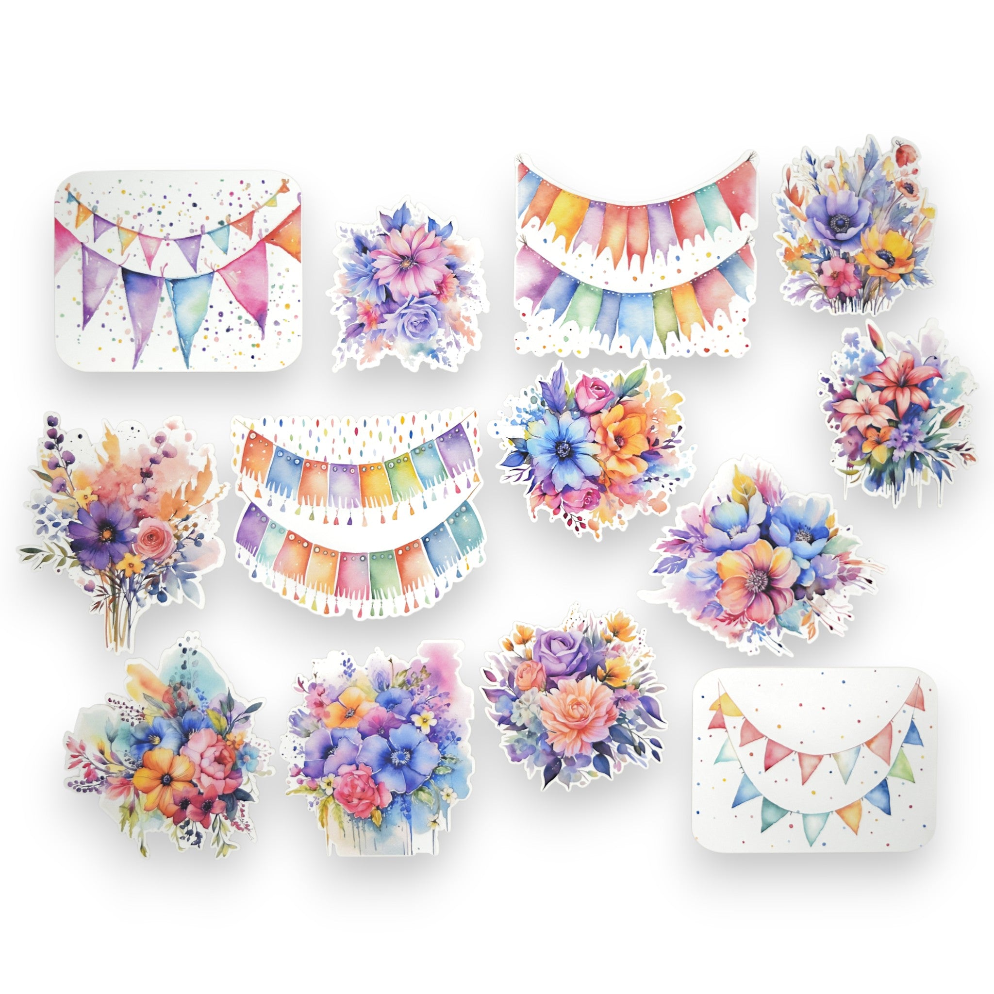 Lets Celebrate Banners & Blooms - Ephemera Pack