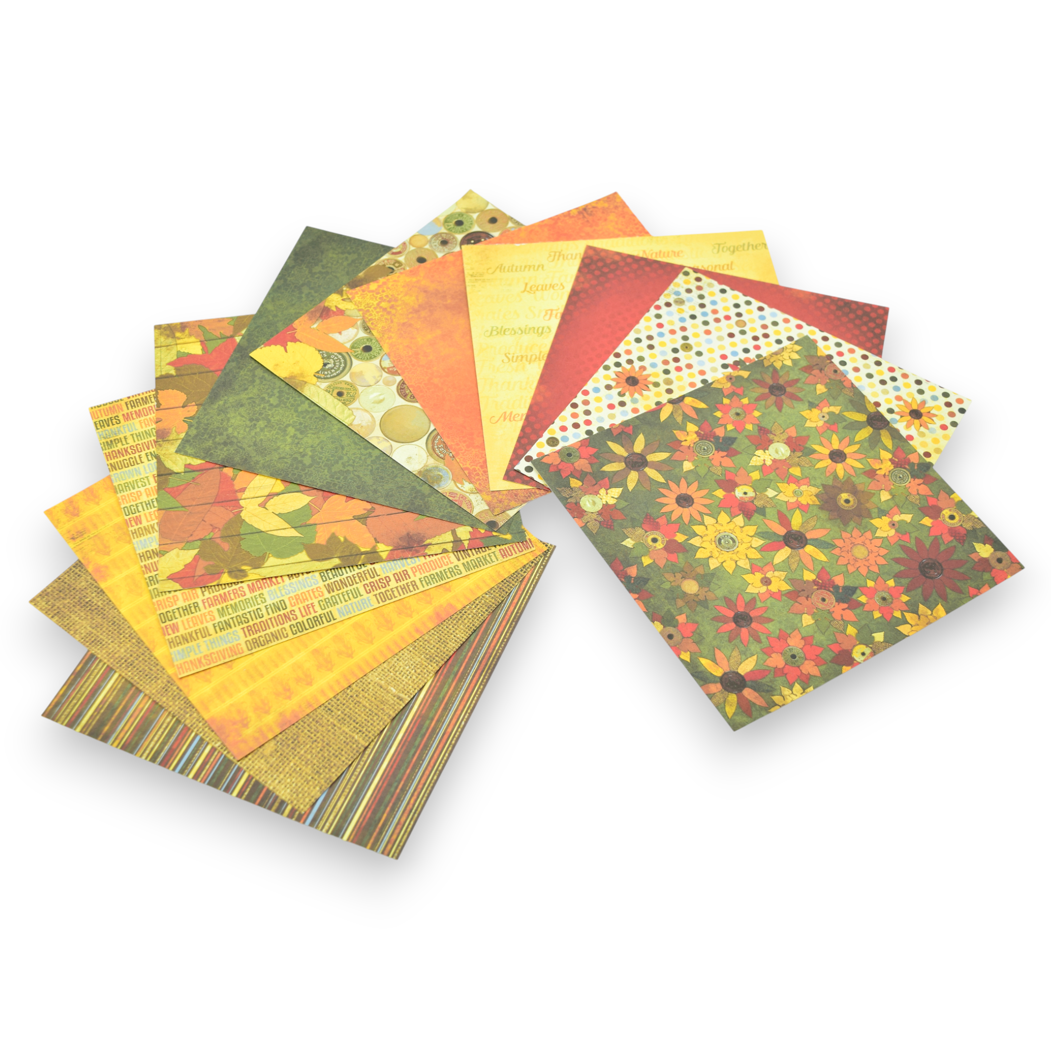 Happy Harvest - 6x6 Patterned Paper Pack