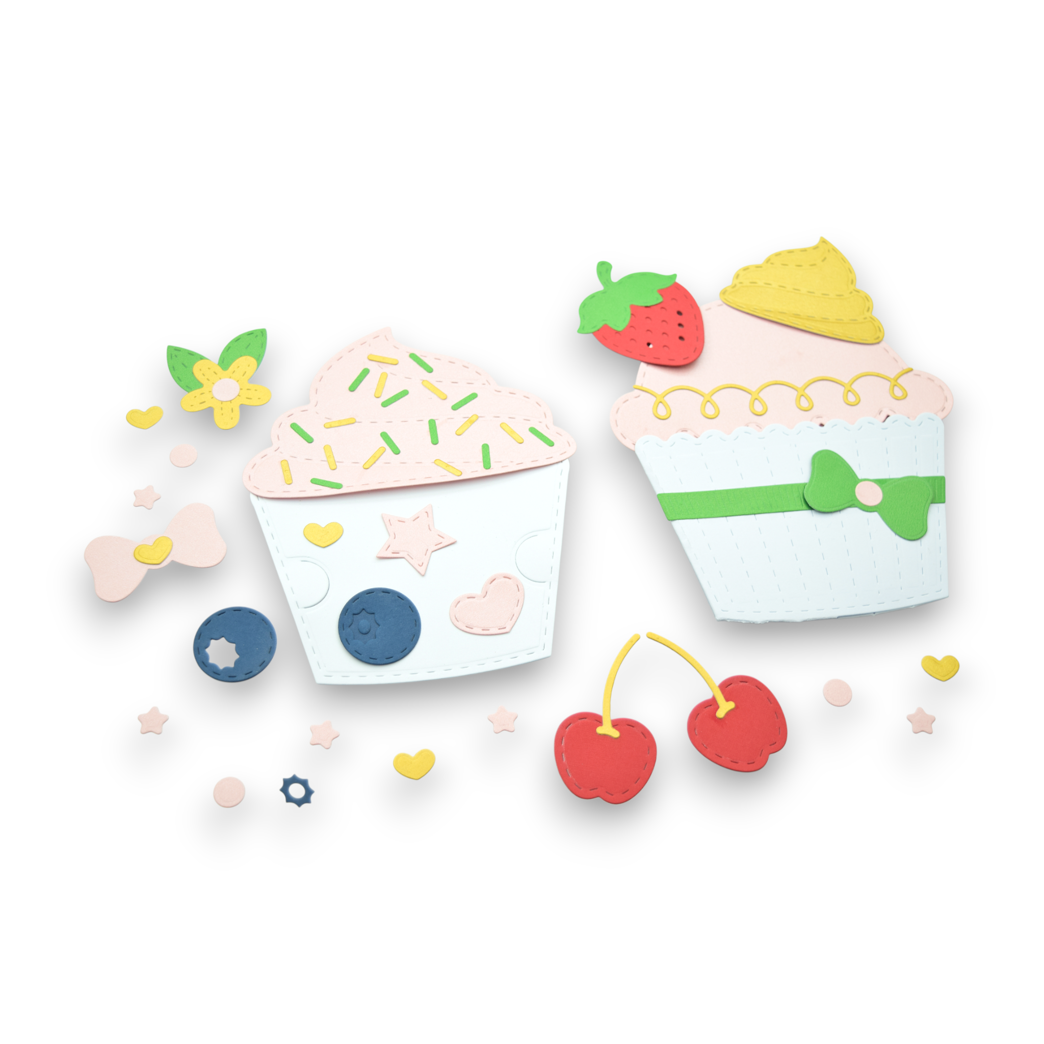 Cupcake Card - Steel Cutting Die Set