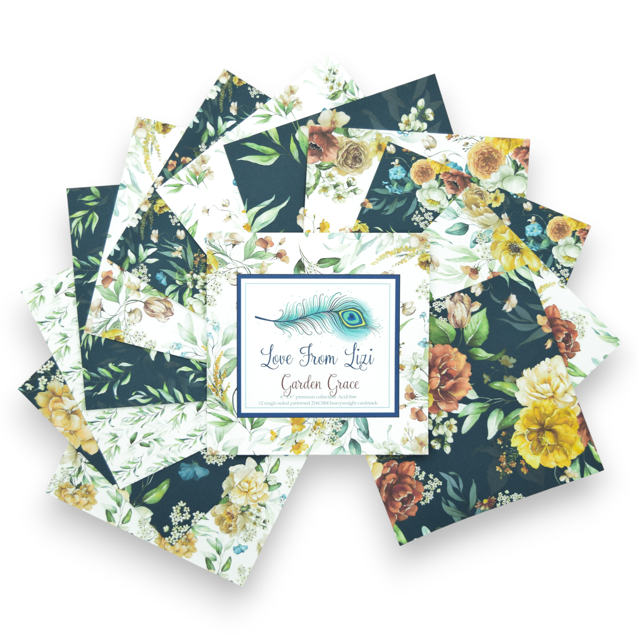 Garden Grace - 6x6 Patterned Paper Pack
