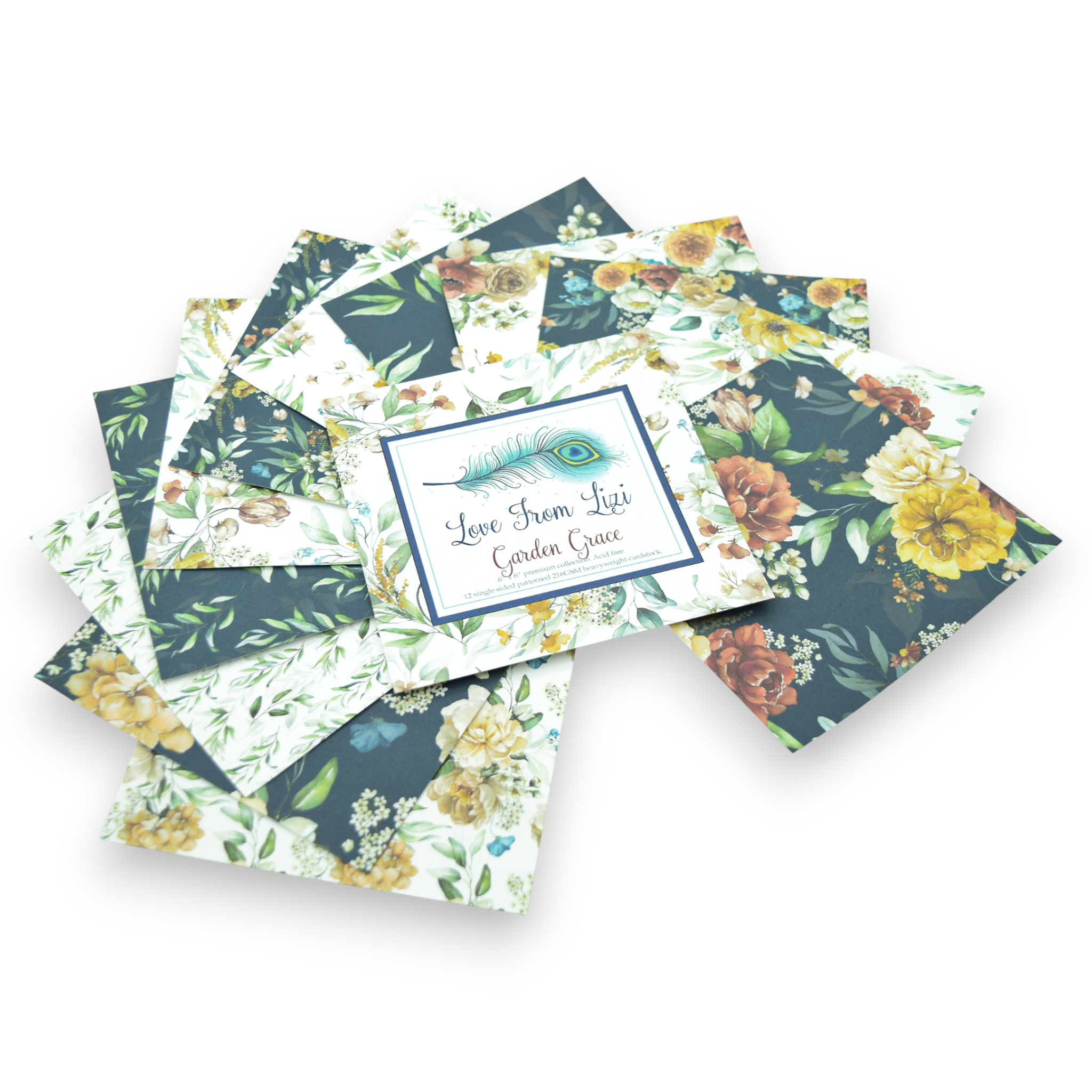 Garden Grace - 6x6 Patterned Paper Pack