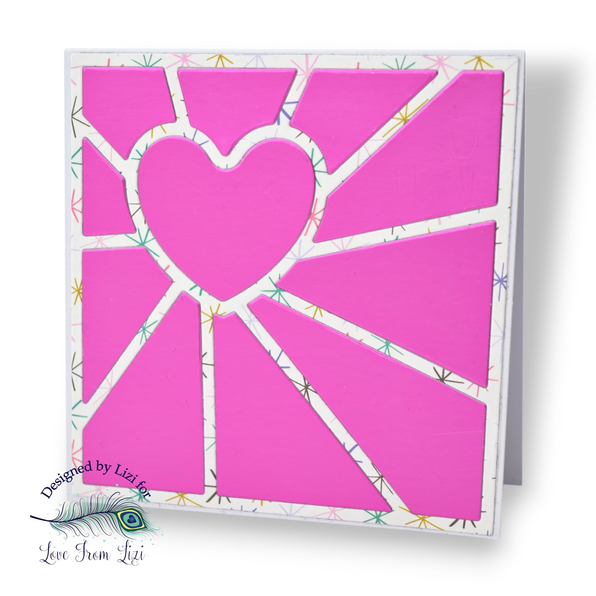 Square Heart Panel - Steel Cutting Die