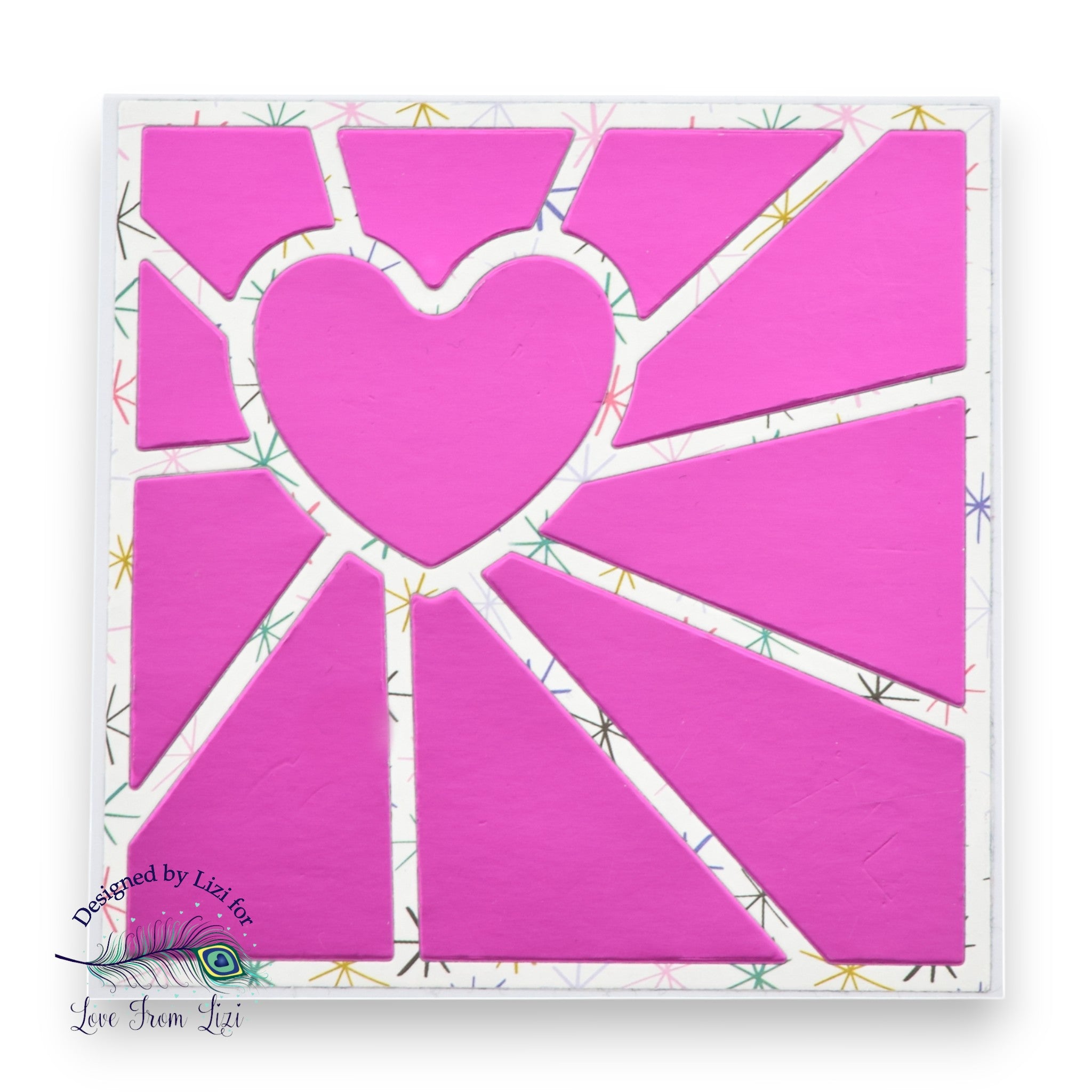 Square Heart Panel - Steel Cutting Die